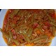 Judías verdes con jamón y tomate